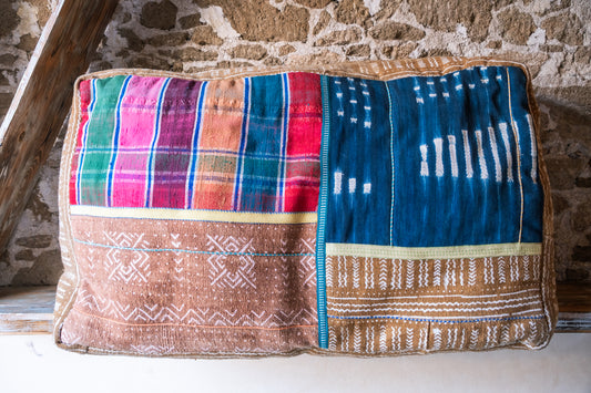 Up-cycled African Textile Floor Cushion