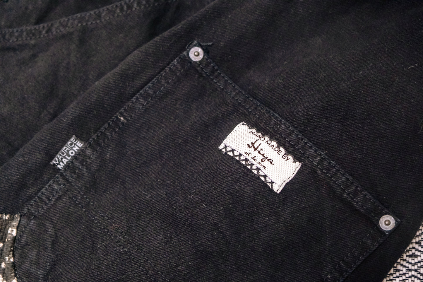 Unisex Oversized Up-Cycled Maurice Malone Overalls