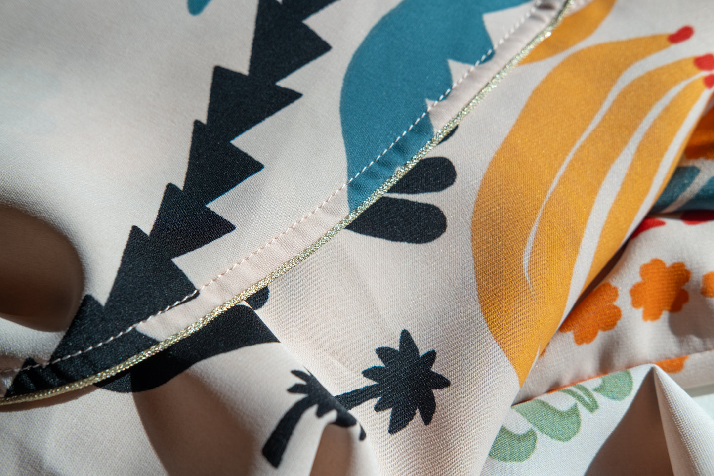 Signature Kaftan Inspired Printed Kimono Robe