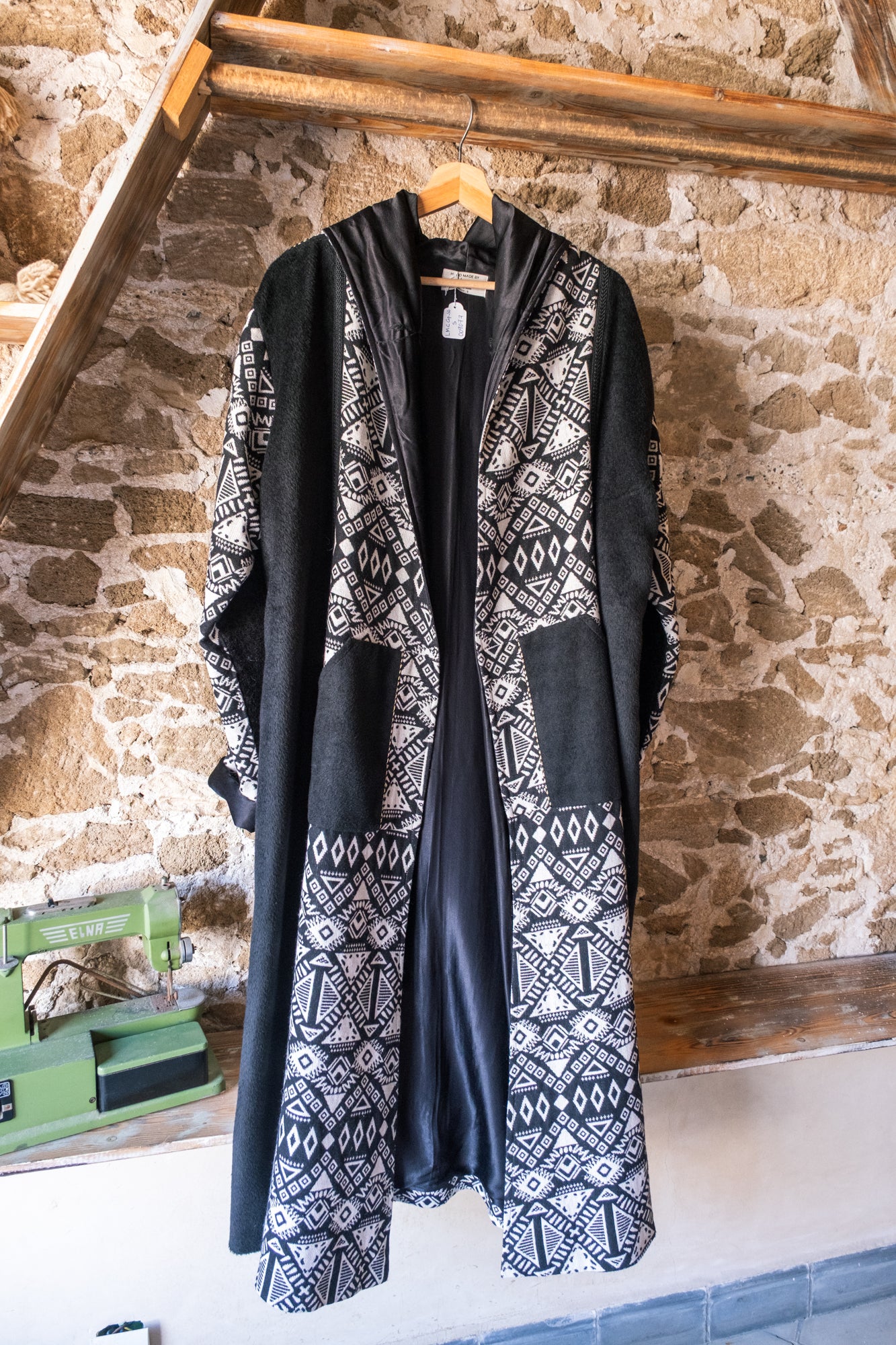 Unisex Hooded Artisan Overcoat