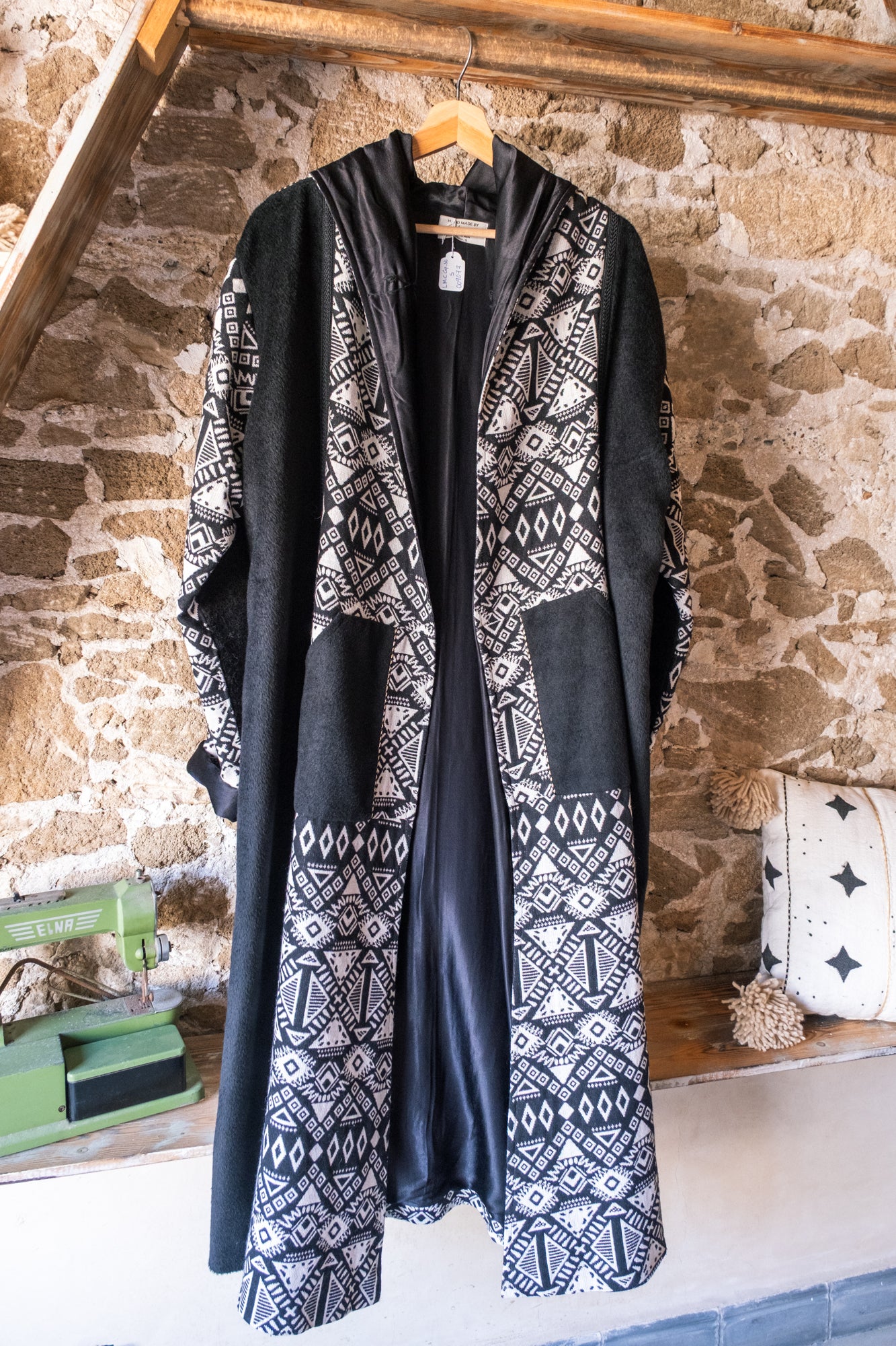 Unisex Hooded Artisan Overcoat