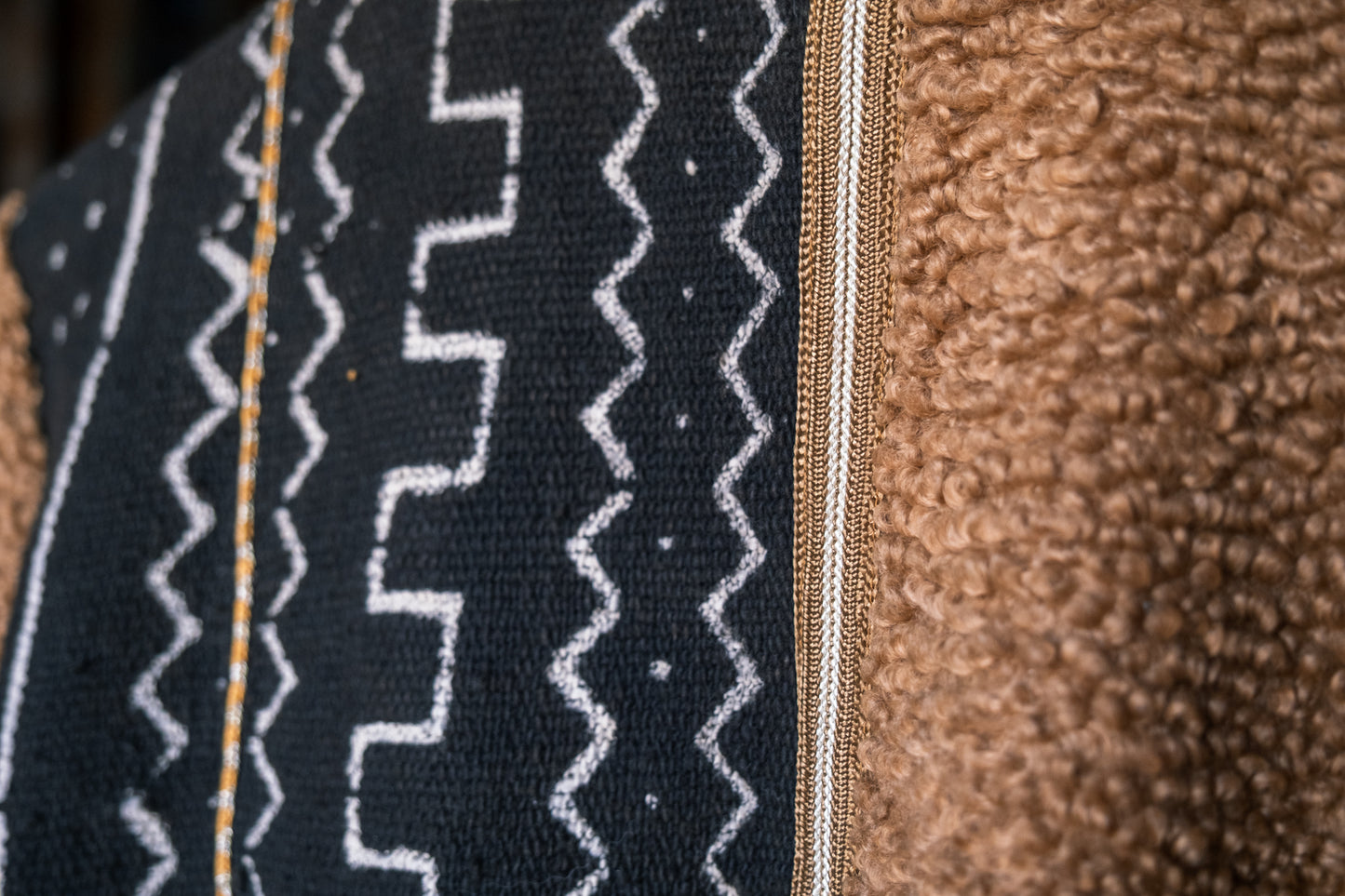 Unisex Boho Up cycled Luxury Moroccan Overcoat with African Textiles