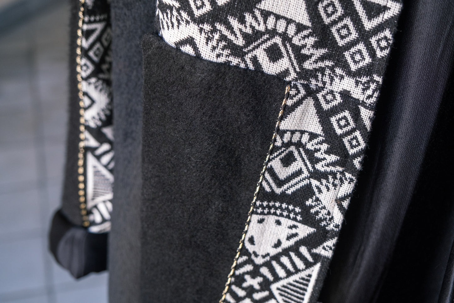 Unisex Hooded Artisan Overcoat