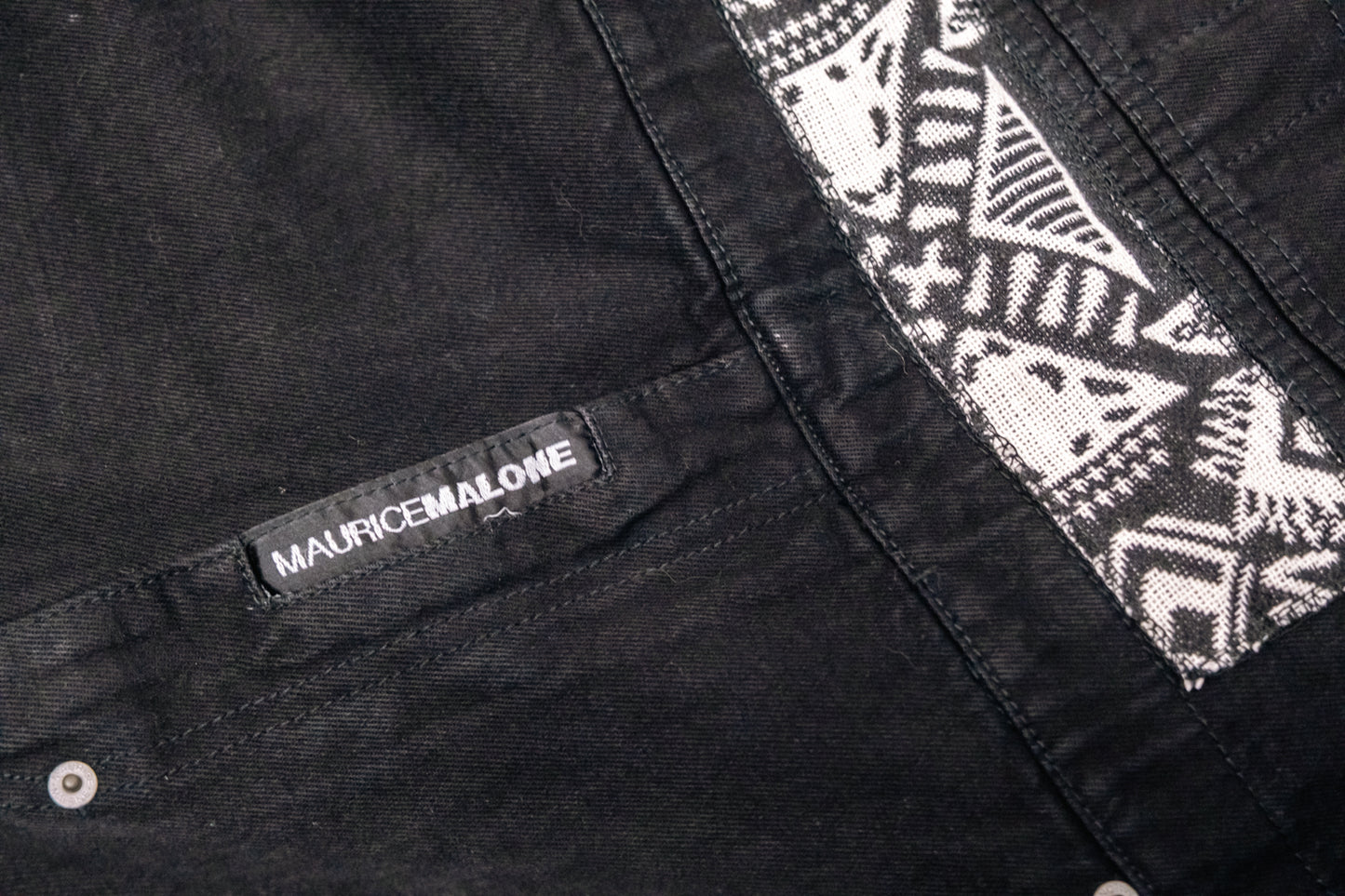 Unisex Oversized Up-Cycled Maurice Malone Overalls